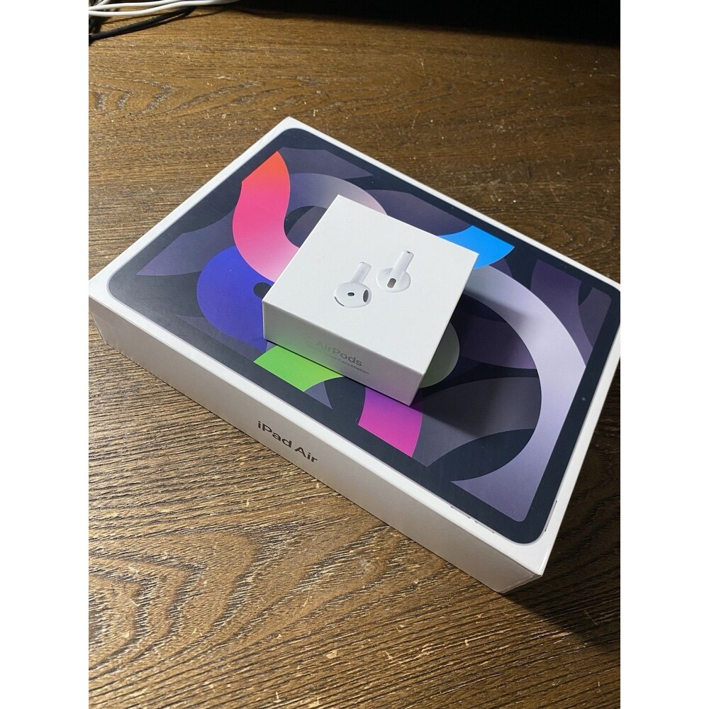 Lot of 2 Apple AirPods 4, iPad Air 4th Generation Empty Box Only